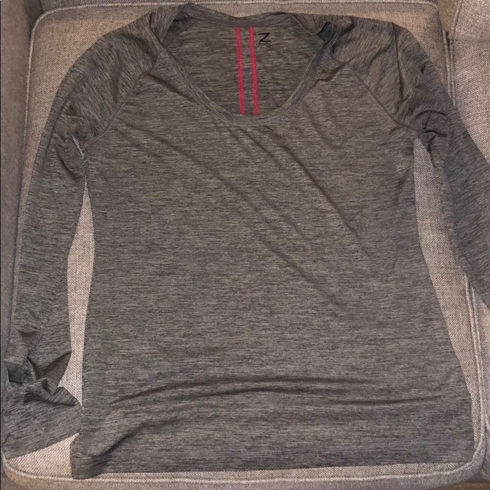 Z by Zella Thin Gray Workout Long Sleeve - L